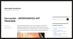 Desktop Screenshot of natursekt-amateur.com